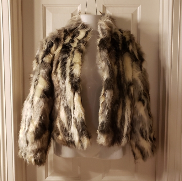 NEW! Rabbit Faux Fur Coat